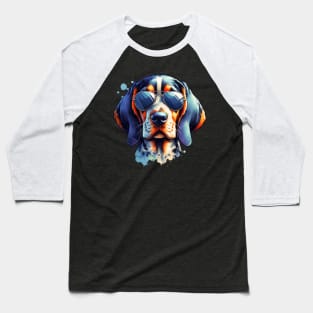 Bluetick Coonhound Baseball T-Shirt